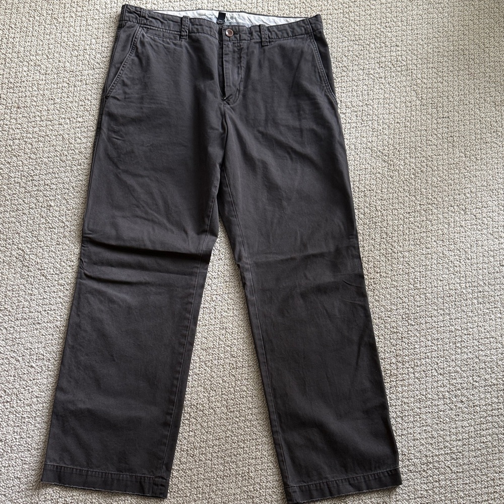 Banana Republic Men's Dark Gray Chinos
